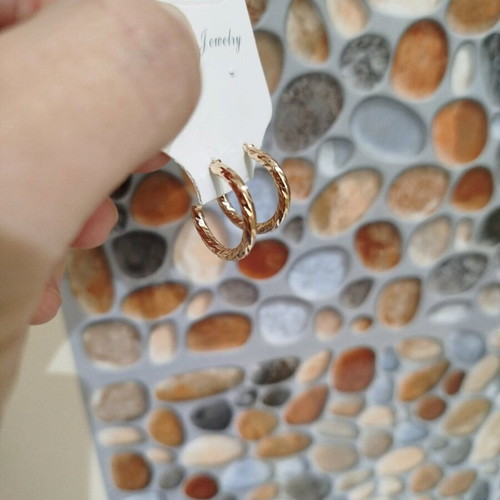 Earrings hoop ring-shaped new