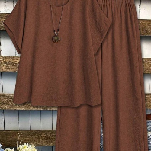 Set new, brown, size XL