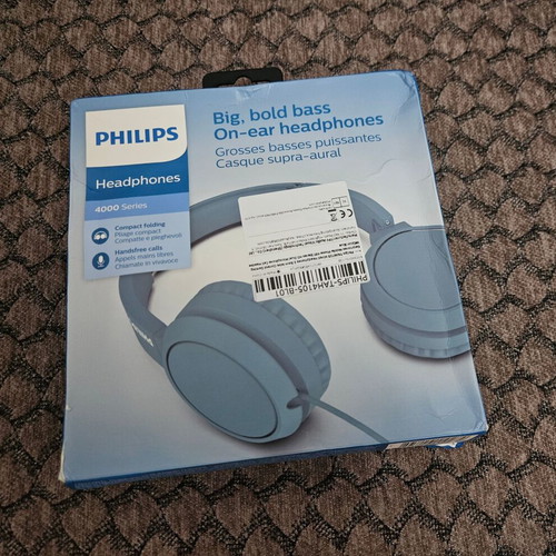 Philips TAH4105 On-Ear Headphones with Microphone Wired