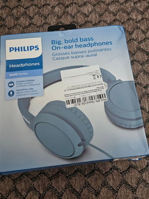 Philips TAH4105 On-Ear Headphones with Microphone Wired