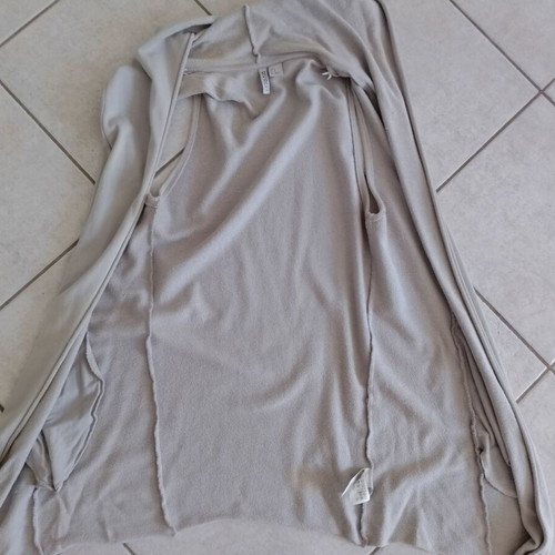 Cotton vest like new, casual gray kazaka, size M-L