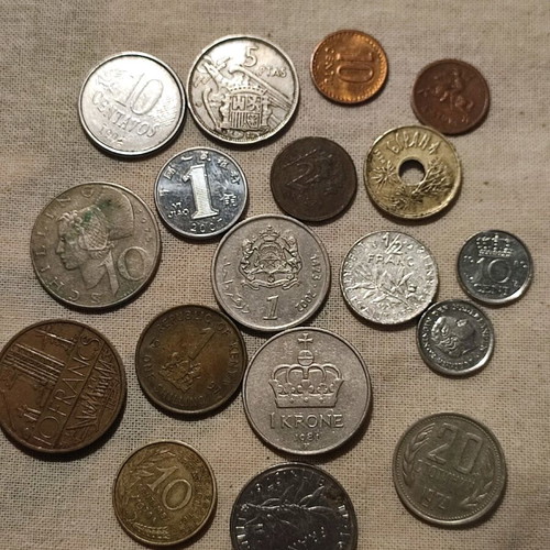 Coins used from various countries