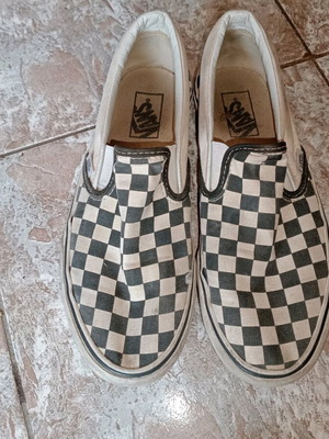 Vans αθλητικά παπούτσια μεταχειρισμένα, μέγεθος 41, μαύρο και άσπρο