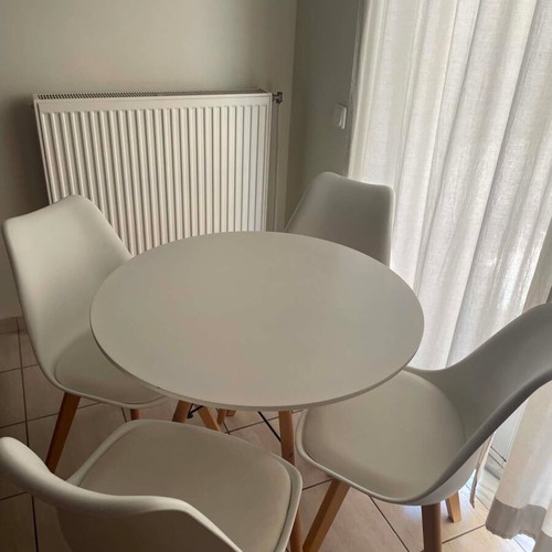 Polihome kitchen dining set with four chairs