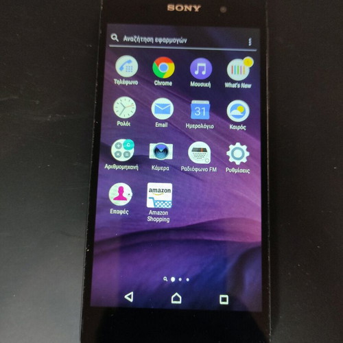 Sony Xperia E5 used smartphone, Android 6.0, 16GB, black