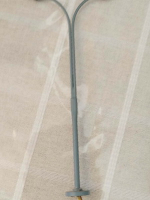 HO scale lighting poles for model layout, set of 9