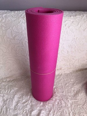Fitness mat used pink 53.5x1.80 cm