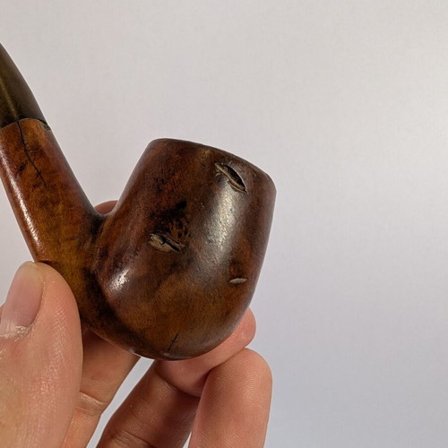 Fedoren France pipe used with crack on stem