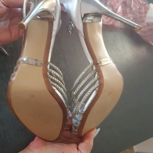 DoDiCi shoes 12cm heels new, size 41, silver pumps