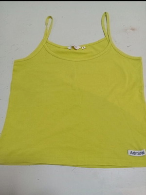 Admiral women's sports tank top XL like new, green yellow
