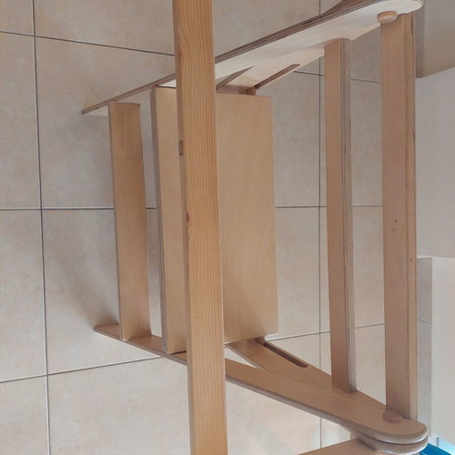 Learning Tower foldable, like new, birch plywood