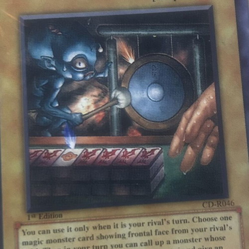 Fate Drum Yu-Gi-Oh! card, Ancient Sanctuary series, NM English edition