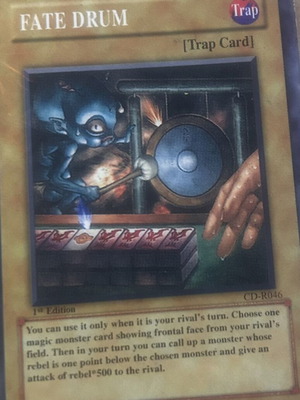 Fate Drum Yu-Gi-Oh! card, Ancient Sanctuary series, NM English edition