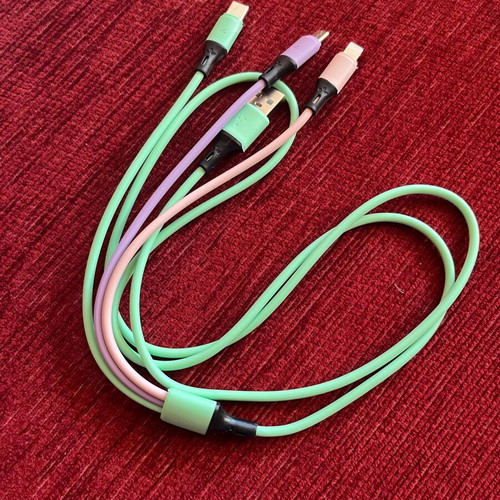 3 in 1 USB Charging Cable new, fast charging for iPhone Samsung Huawei Xiaomi