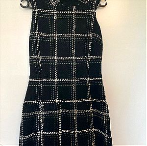 Zara vintage Φόρεμα αμάνικο τύπου μπουκλέ