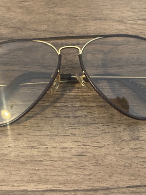 Rayban Aviator Leather used sunglasses with minor wear