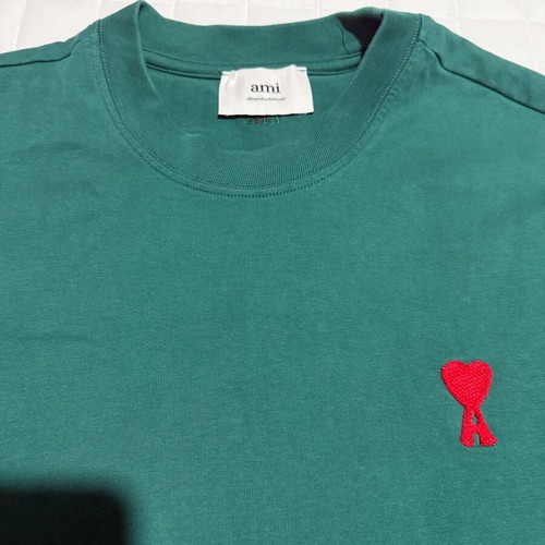 Ami T-shirt like new, green, size L