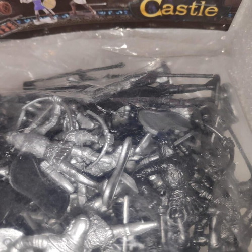 Castle set of 60 medieval knight figures miniatures diorama