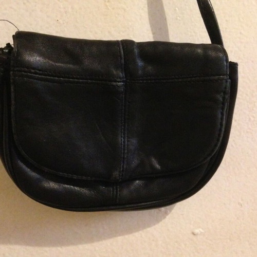 Vintage black crossbody bag used