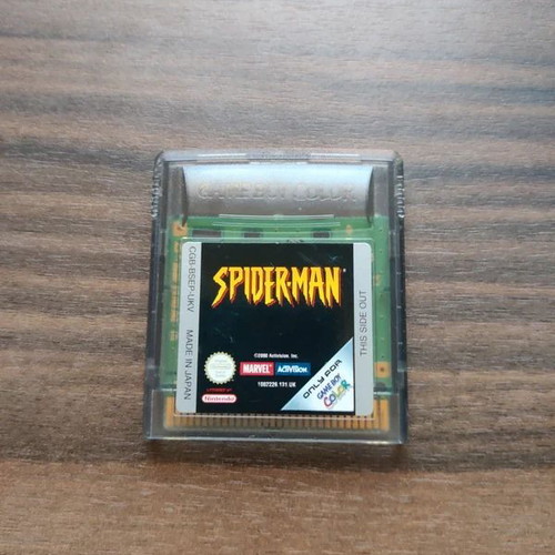 Spider-Man game for Nintendo Game Boy Color used cartridge