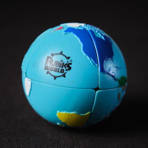 Rubik's World Puzzle used, original