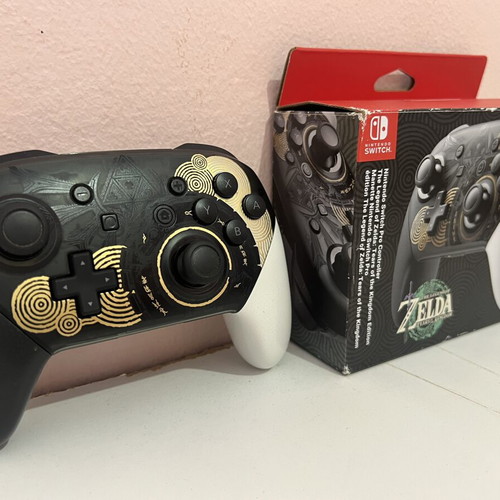The Legend of Zelda: Tears of the Kingdom Pro Controller used for Nintendo Switch