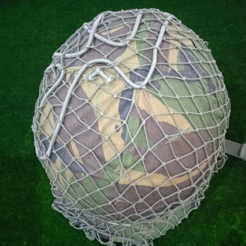 Parachute used 14 meters perimeter and unused helmet