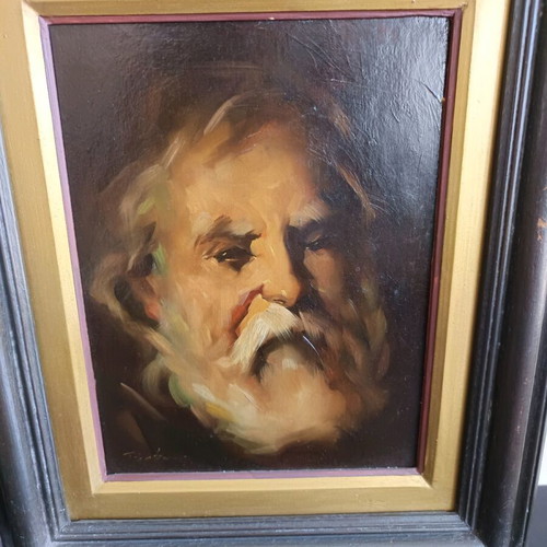 Painting used, dimensions 40 x 35