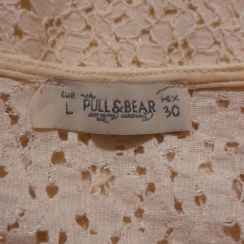 Beige lace dress Pull&Bear like new, size L