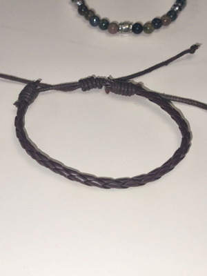Men's jewelry set with lizard necklace and 4 bracelets