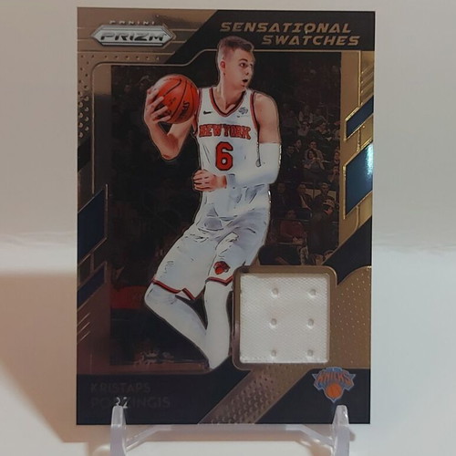 Panini Prizm Sensational Swatches Kristaps Porzingis jersey card new