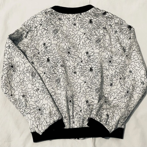 Pepe Jeans Bomber Jacket white-black floral, like new, size S