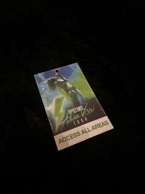 Authentic VIP Access All Areas Pass Anna Vissi used