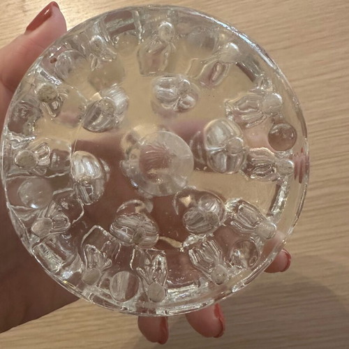 Crystal base like new for flowers and candles