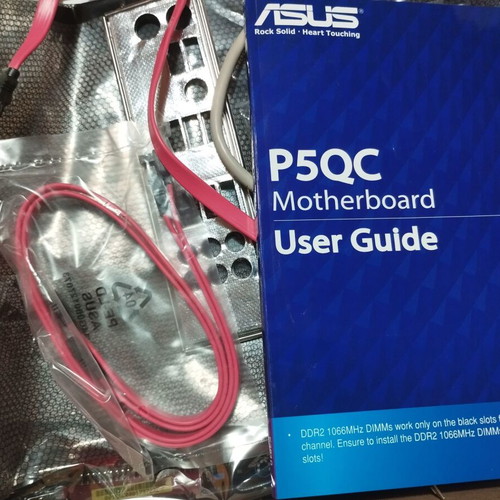 Asus P5QC motherboard new, ATX, Socket 775, Intel P45 chipset