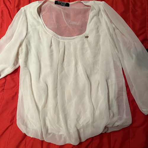 Blouse like new, size L, white