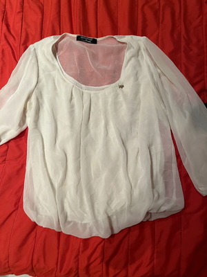 Blouse like new, size L, white