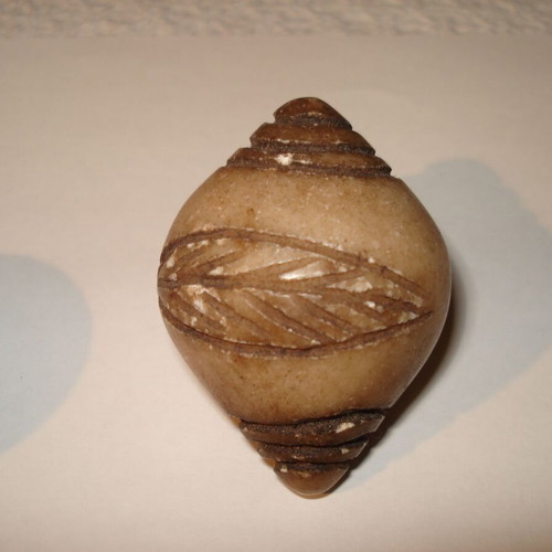 Chumpi carved natural stone used, set of 5 from Peru for ceremonies