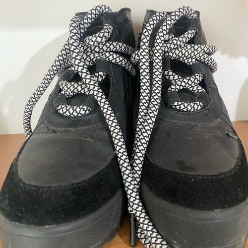 Armani Exchange hidden heel boots size 39 used black