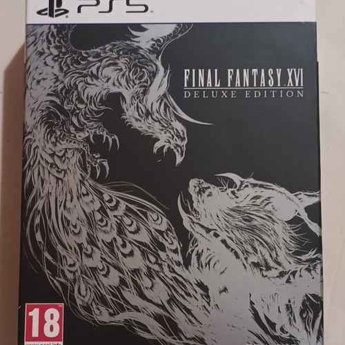 Final Fantasy XVI PS5 game deluxe edition like new