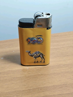 Camel promotional lighter used, functional, 100 years anniversary, collectible