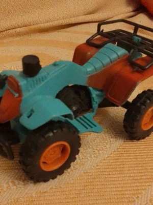 Jeep toy car elevated like new