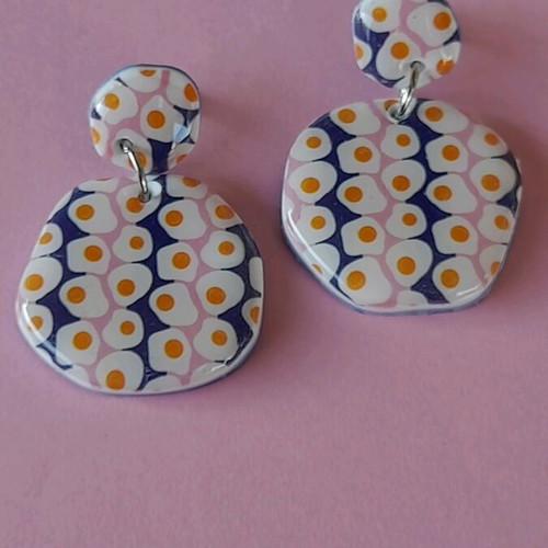 M-art S-tudio handmade earrings multicolored, new