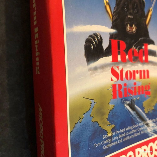 Red Storm Rising MicroProse used PC game with floppy disks for collectors