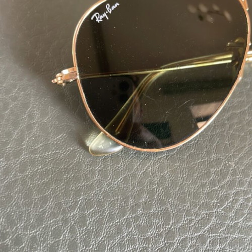Ray Ban aviator sunglasses, vintage, gold