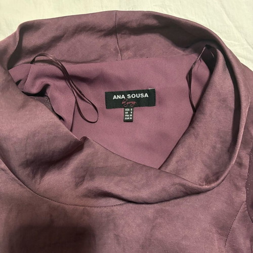 Women's dress tunic made to order, purple, size 36