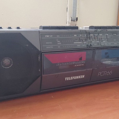 Telefunken PCR 66 portable radio cassette used