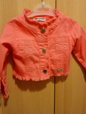 Baby bolero jacket like new, colored