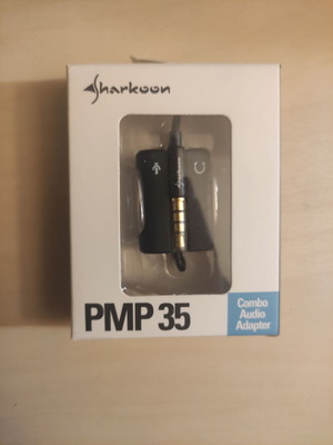 Audio combo adapter headset 2x3.5mm new