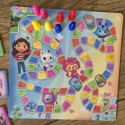 Gabby's Dollhouse board game set like new (+puzzle)